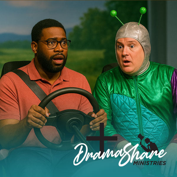 Alien driving with church member