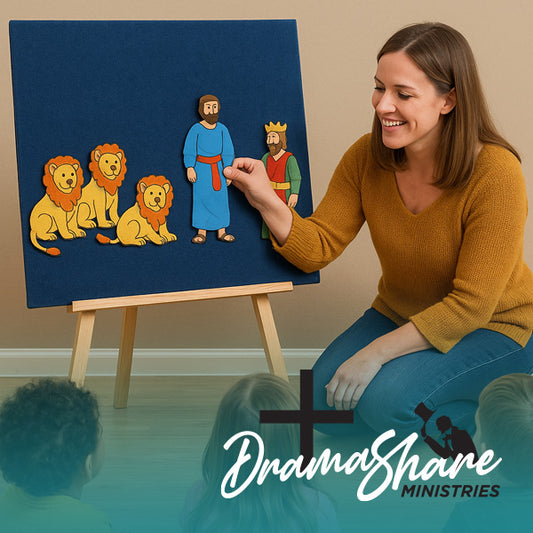 Storytelling about Daniel and the Lions Den