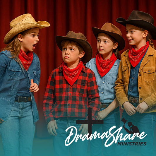 Kids in cowboy outfits
