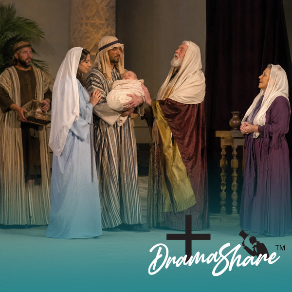 Mary and Joseph dedicate Jesus