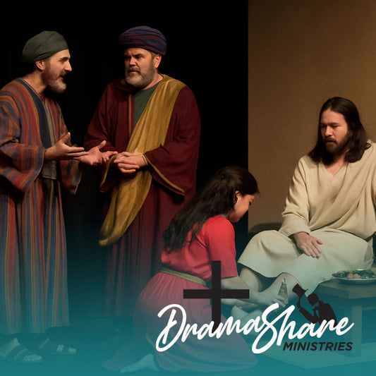 Jesus getting his feet washed