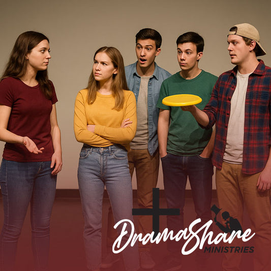 Teens talking frisbee and God
