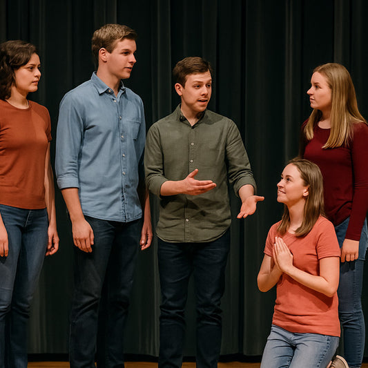 Youth praying