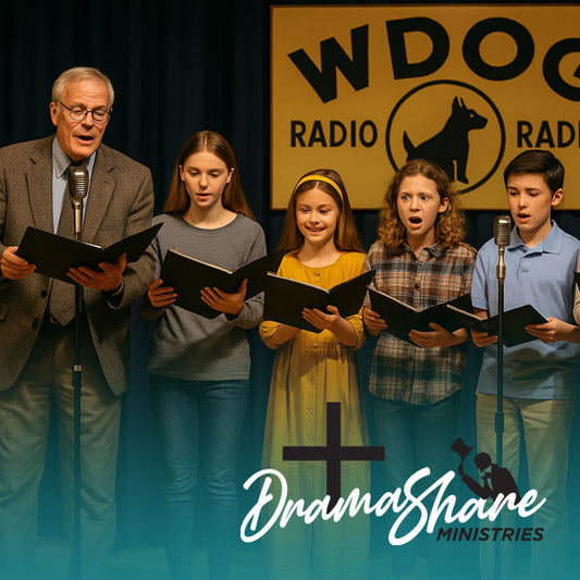 Kids telling a radio story