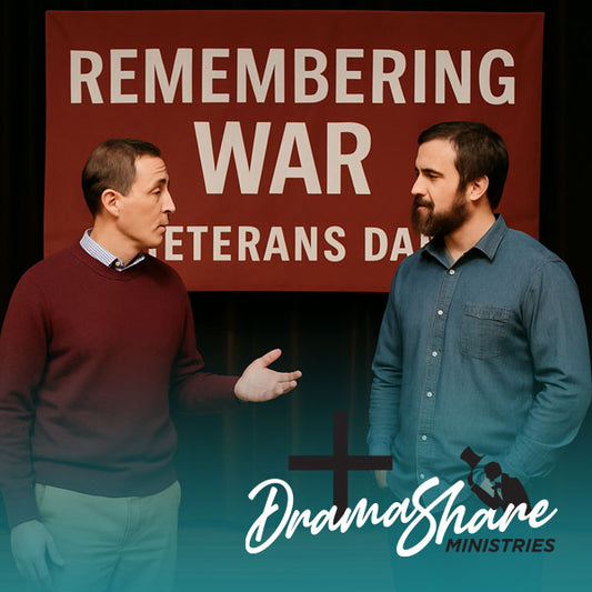 two war veterans talking
